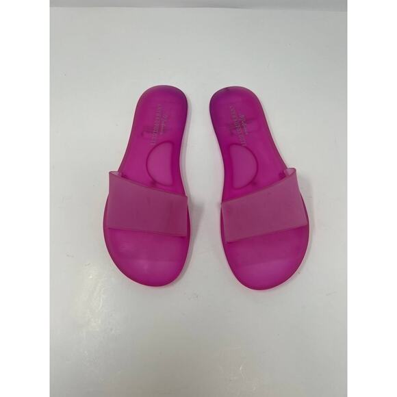 Anthropologie Women's Matisse Jelly Sandal Size 8 Pink Great Condition - Picture 2 of 8